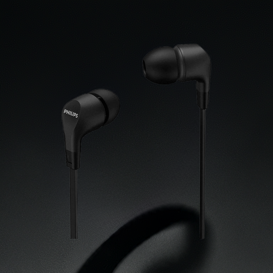 Headphones Black Silicone