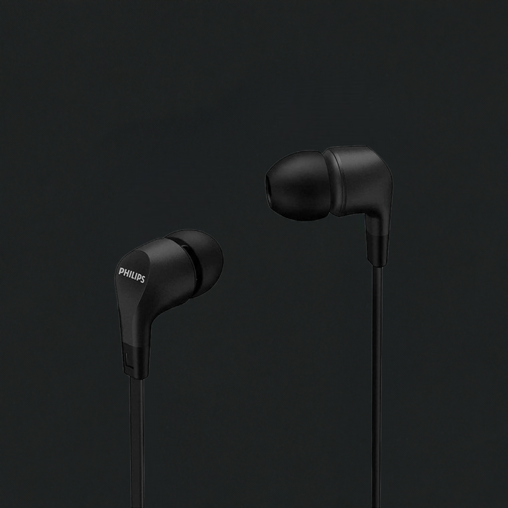 Headphones Black Silicone