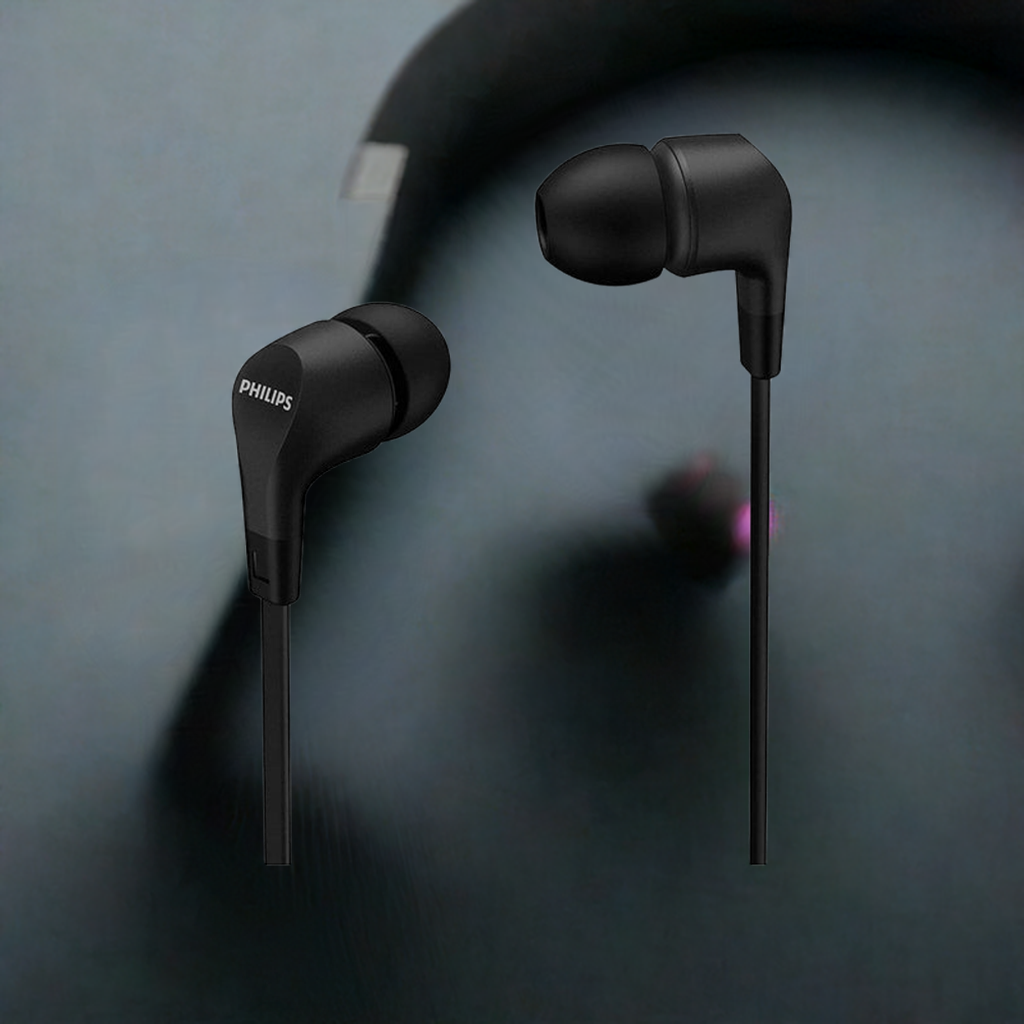 Headphones Black Silicone